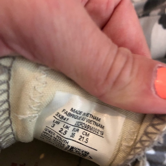 Grey fabric converse 3Y - Picture 4 of 4